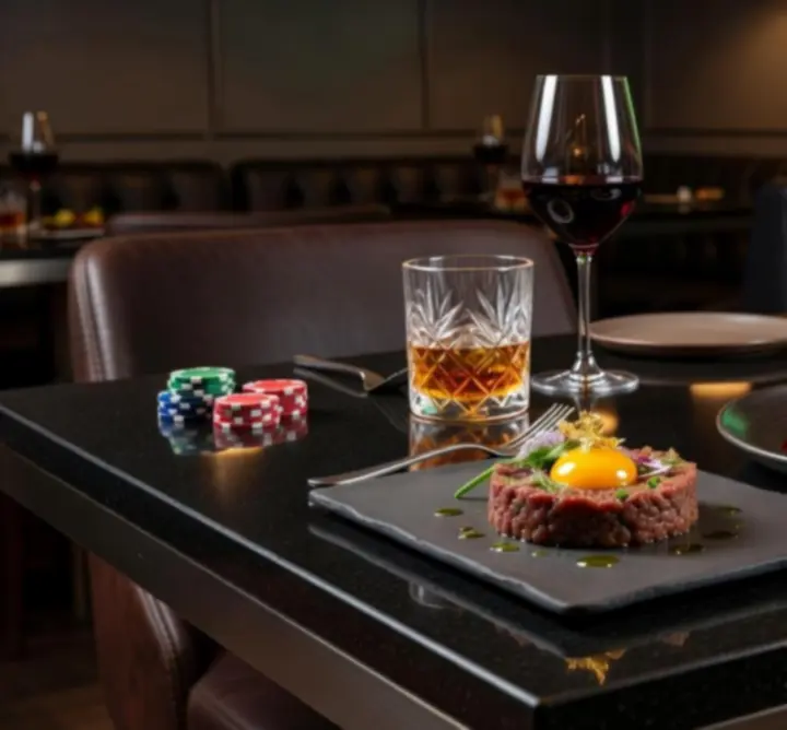 Signature TRT Service dishes plated in a contemporary style